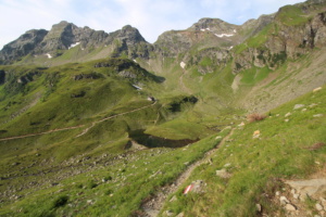 Aufstieg zur Rotmandlscharte